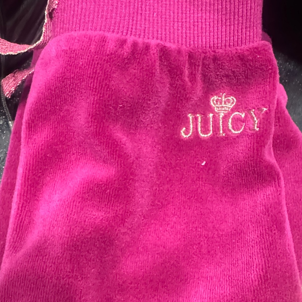 Juicy Couture Fuchsia Velour Pants